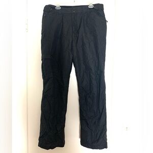 Fera Ski Snowboard Winter Outdoor Cargo Pants Black Size 38R